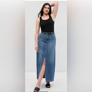 Gap Denim Maxi Skirt